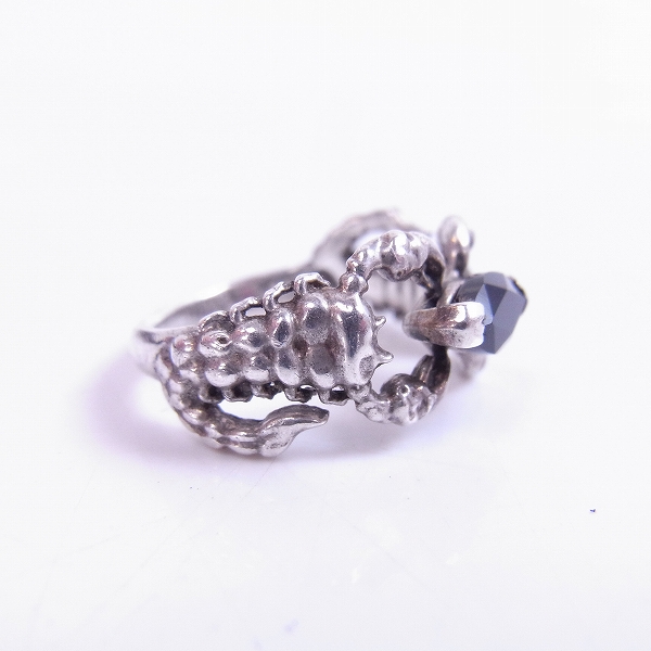 実際に弊社で買取させて頂いたALEX STREETER/アレックスストリーター The Littlest Scorpion Ring/スコーピオンリング　9号の画像 4枚目