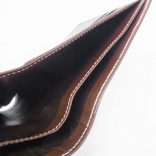 実際に弊社で買取させて頂いたHUNTING WORLD/ハンティングワールド キャンバス×レザー 二つ折り財布の画像 3枚目