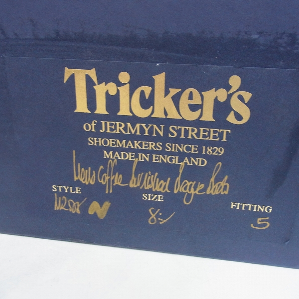 実際に弊社で買取させて頂いたTrickers/トリッカーズ カントリーブーツ/ウィングチップブーツ/M2508/8.5の画像 7枚目