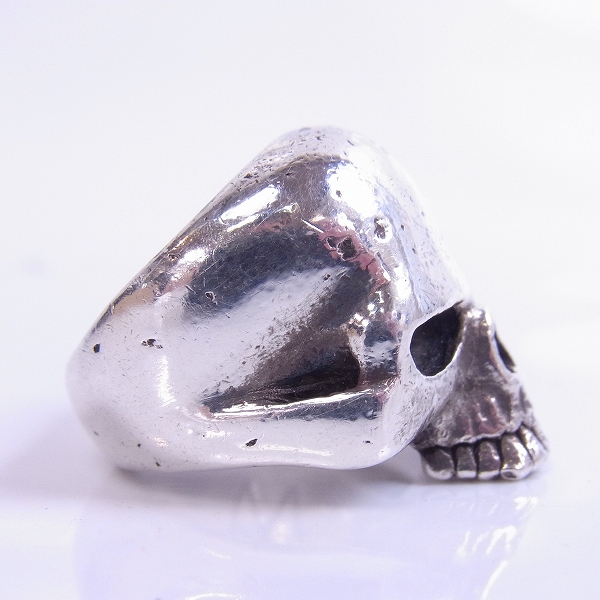 実際に弊社で買取させて頂いたCRAZY PIG/クレイジーピッグ ラージエビルスカルリング/19号の画像 4枚目