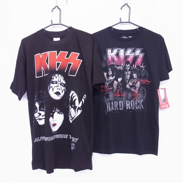 実際に弊社で買取させて頂いたKISS/キッス バンドTシャツ L/S 2点セット