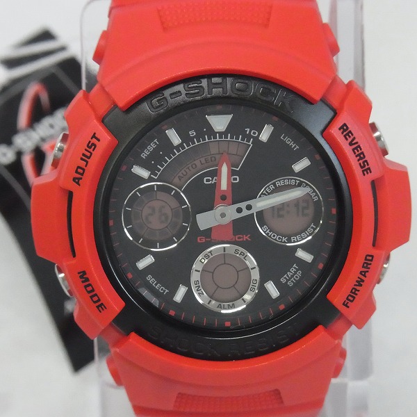 人気新作 G-SHOCK G-SHOCK/AW-591/デジアナ/赤/限定/REDMAN/レッドマン