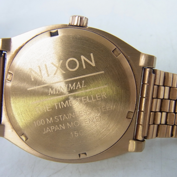 実際に弊社で買取させて頂いたNIXON/ニクソン MINIMAL THE TIME TELLER/タイムテラーの画像 3枚目