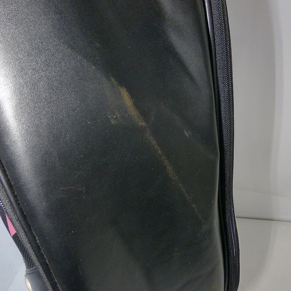 実際に弊社で買取させて頂いたLe coq sportif/ルコック レディースキャディバッグ QQL1066 8.5型(46インチ対応) ブラック/ピンクの画像 8枚目
