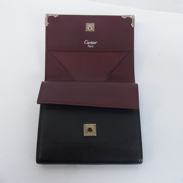 実際に弊社で買取させて頂いたCARTIER/カルティエ カボション/オニキス コインケース/小銭入れ CA-690の画像 2枚目