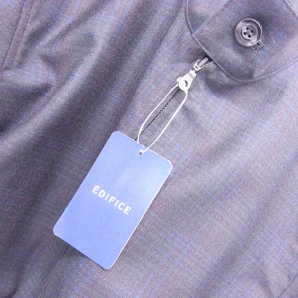 実際に弊社で買取させて頂いた【未使用】EDIFICE/エディフィス 13 スタンドカラーブルゾン/Lの画像 5枚目