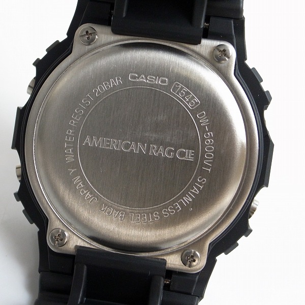 実際に弊社で買取させて頂いたG-SHOCK/Gショック×AMERICAN RAG CIE/アメリカンラグシー 10周年 DW-5600VTの画像 3枚目