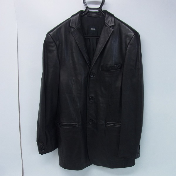 実際に弊社で買取させて頂いたBOSS HUGO BOSS/ボスヒューゴボス レザー コート