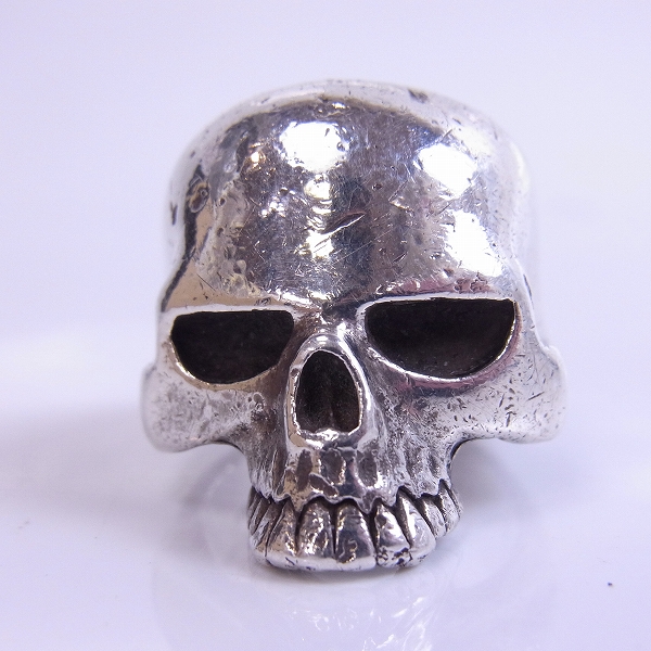 実際に弊社で買取させて頂いたCRAZY PIG/クレイジーピッグ ラージエビルスカルリング/19号の画像 1枚目