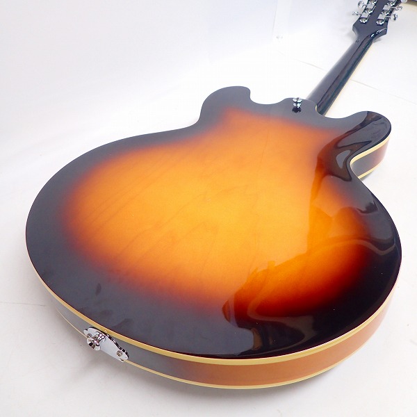 実際に弊社で買取させて頂いた★【美品】Epiphone/エピフォン Casino/カジノ VS セミアコ エレキギター ハードケース付の画像 7枚目