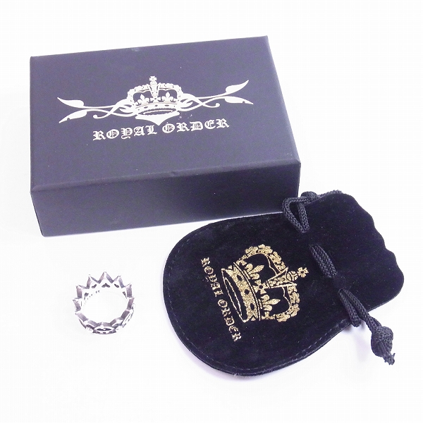 実際に弊社で買取させて頂いたRoyal Order/ロイヤルオーダー オフィーリアクラウンリング 10.5号の画像 7枚目