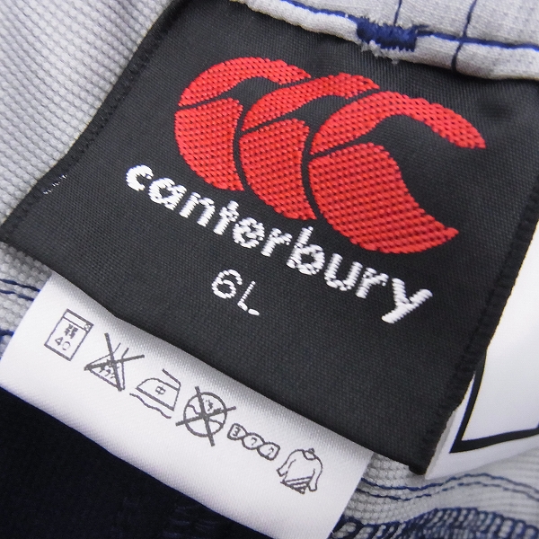 実際に弊社で買取させて頂いた【未使用】CANTERBURY/カンタベリー TOYOTA PRACTICE PANTS パンツ R15520TY ネイビー/グレー/6Lの画像 2枚目