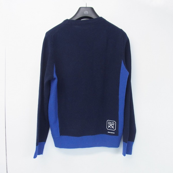 実際に弊社で買取させて頂いたUNIFORM EXPERIMENT/ユニフォームエクスペリメント SIDE PANEL CREW NECK KNIT セーター/1の画像 1枚目