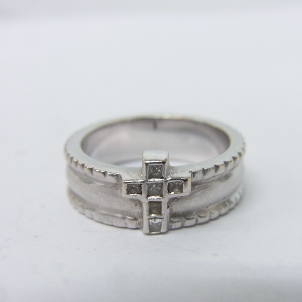 実際に弊社で買取させて頂いたLoree Rodkin/ローリーロドキン 18K クロスリングｗ/ダイヤ 7.5号の画像 1枚目