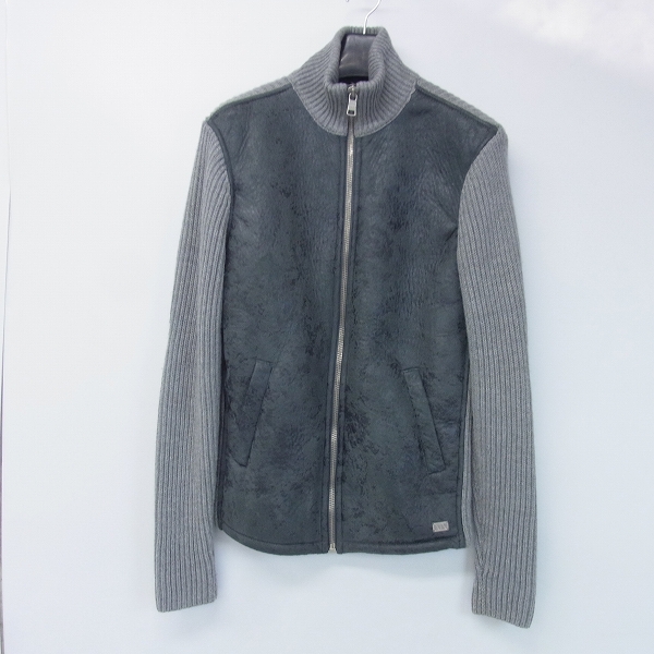 実際に弊社で買取させて頂いたARMANI EXCHANGE/アルマーニエクスチェンジ ニット 切替ブルゾンジャケット /XS