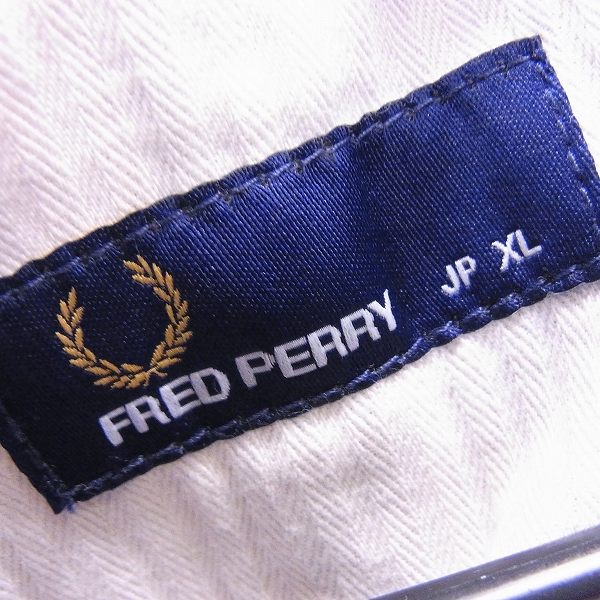 実際に弊社で買取させて頂いたFRED PERRY/フレッド ペリー ウール チェック柄 ジャケット/XLの画像 2枚目