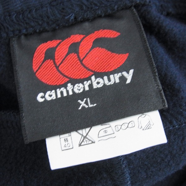 実際に弊社で買取させて頂いた【未使用】CANTERBURY/カンタベリー トレーニングスウェットパンツ ネイビー RG15516/XLの画像 2枚目