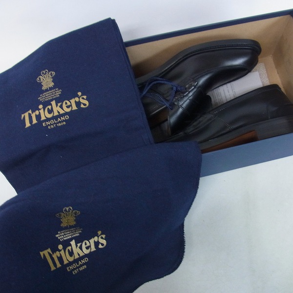 実際に弊社で買取させて頂いたTricker's/トリッカーズ コインローファー JAMES/ジェームス シングルレザーソール 3227/7の画像 8枚目