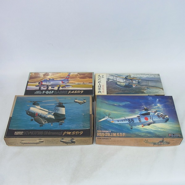 実際に弊社で買取させて頂いた【未組立】FUJIMI/フジミ 1/72 SIKORSKY HSS-2BJ.MS.D.Fi等 プラモデル 4点まとめての画像 1枚目