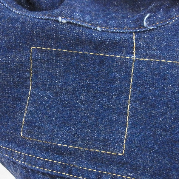 実際に弊社で買取させて頂いたSUGARCANE/シュガーケーン デニム ジャケット/Gジャン M11027/36の画像 4枚目