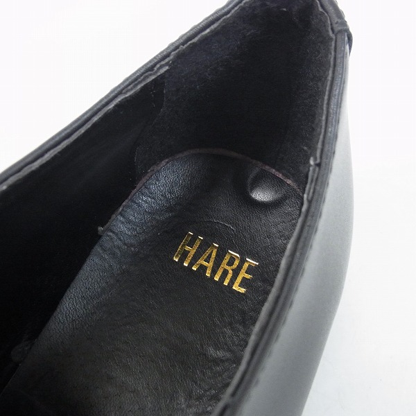 実際に弊社で買取させて頂いたHARE/ハレ プレーントゥ レザー レースアップシューズ/ビジネスシューズ Lの画像 4枚目