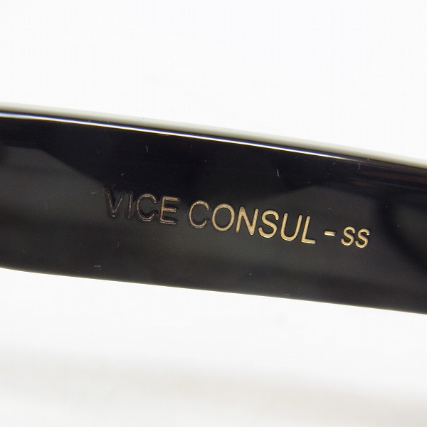 実際に弊社で買取させて頂いたOLIVER GOLDSMITH/オリバーゴールドスミス 眼鏡/メガネフレーム VICE CONSUL-ss Neroの画像 5枚目