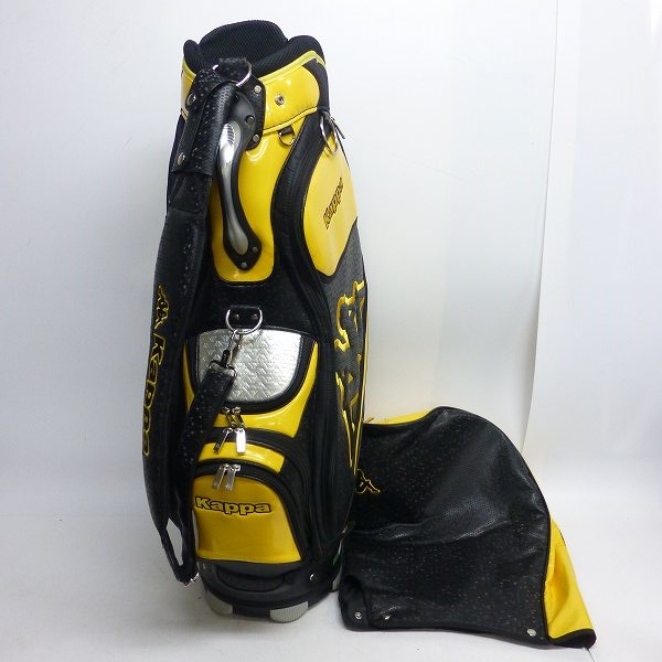 実際に弊社で買取させて頂いたKappa/カッパ キャディバッグ KG418BA11 9.5型(47インチ対応) ブラック