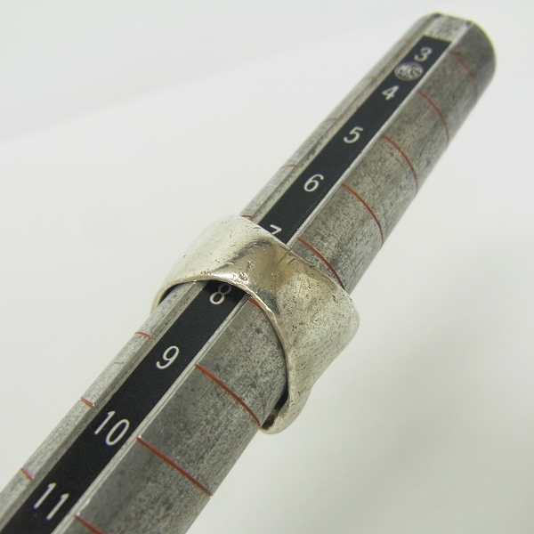 実際に弊社で買取させて頂いたCRAZY PIG DESIGNS/クレイジーピッグ スモールエビルスカル リング/7.5号の画像 8枚目