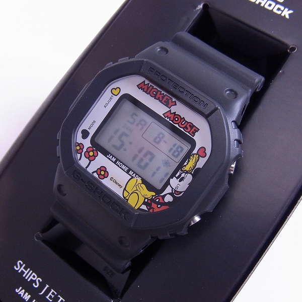 実際に弊社で買取させて頂いたG-SHOCK×SHIPS JET BLUE×Jam Home Made×ディズニー コラボウォッチ ミッキー DW-5600VT