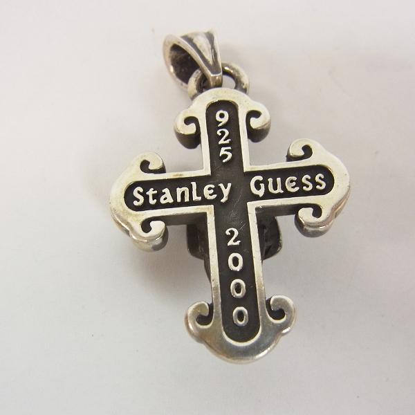 実際に弊社で買取させて頂いたSTANLEY GUESS/スタンリーゲス クロスwラージスカルペンダント チャーム の画像 2枚目