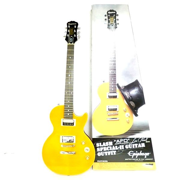 実際に弊社で買取させて頂いた★【動作確認済/美品】EPIPHONE/エピフォン Slash AFD Les Paul Special-II Guitar エレキギターの画像 0枚目