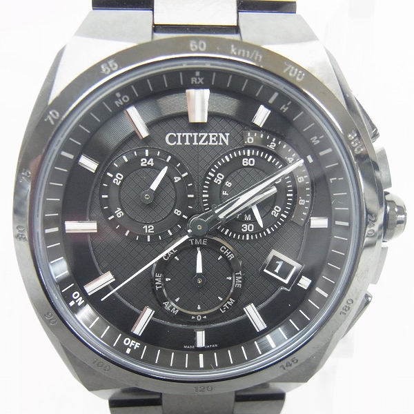 実際に弊社で買取させて頂いたCITIZEN/シチズン アテッサ エコドライブ 電波ソーラー/ブラックチタン E610-T018513