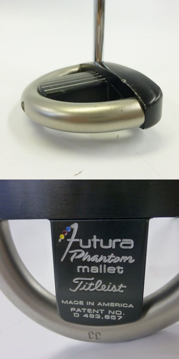 実際に弊社で買取させて頂いたSCOTTY CAMERON/スコッティ・キャメロン パター futura Phantom mallet 32.375インチ Titleistの画像 4枚目