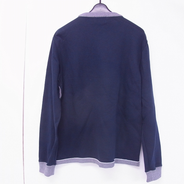 実際に弊社で買取させて頂いたEDIFICE/エディフィス ニット切替スウェット ストライプライン 48の画像 1枚目