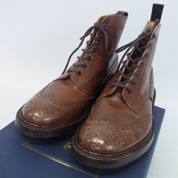 実際に弊社で買取させて頂いたTrickers/トリッカーズ ウイングチップ/カントリブーツ M2508/8