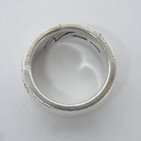 実際に弊社で買取させて頂いた【ギャラ付】CRAZY PIG/クレイジーピッグ Small Gothic CPD/スモール ゴシック CPD リング ＃736 12号の画像 3枚目