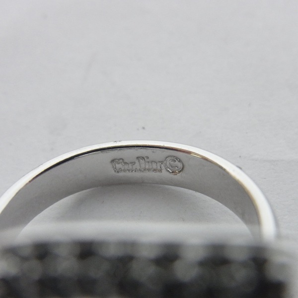 実際に弊社で買取させて頂いたChristian Dior/クリスチャン・ディオール ラインストーン 4連ロゴリング/指輪の画像 1枚目