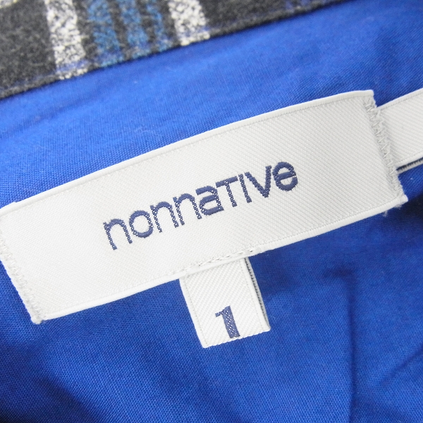 実際に弊社で買取させて頂いたnonnative/ノンネイティブ 10AW WORKER SHIRTS ネルシャツ/1の画像 2枚目