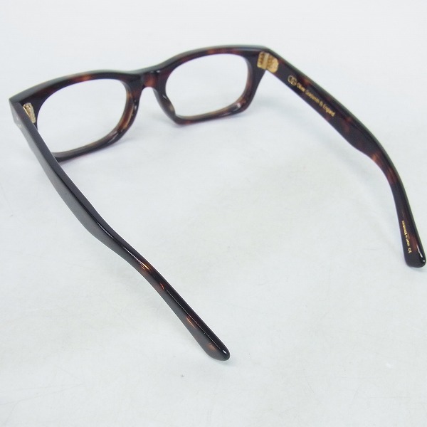 実際に弊社で買取させて頂いたOLIVER GOLDSMITH/オリバーゴールドスミス VICE CONSUL-s Dark Tortoiseshell 眼鏡/メガネフレーム の画像 1枚目
