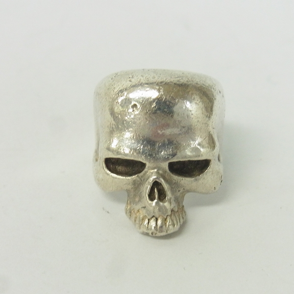 実際に弊社で買取させて頂いたCRAZY PIG DESIGNS/クレイジーピッグ スモールエビルスカル リング/7.5号の画像 1枚目