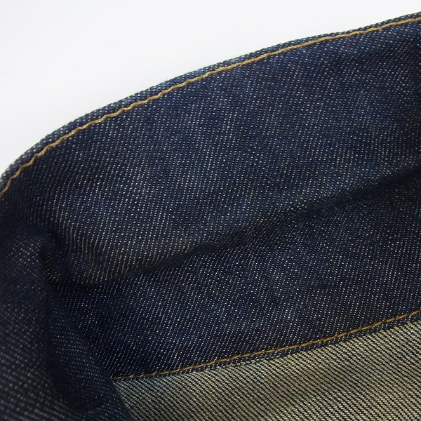 実際に弊社で買取させて頂いたHELMUT LANG/ヘルムートラング デニムジャケット/46の画像 5枚目