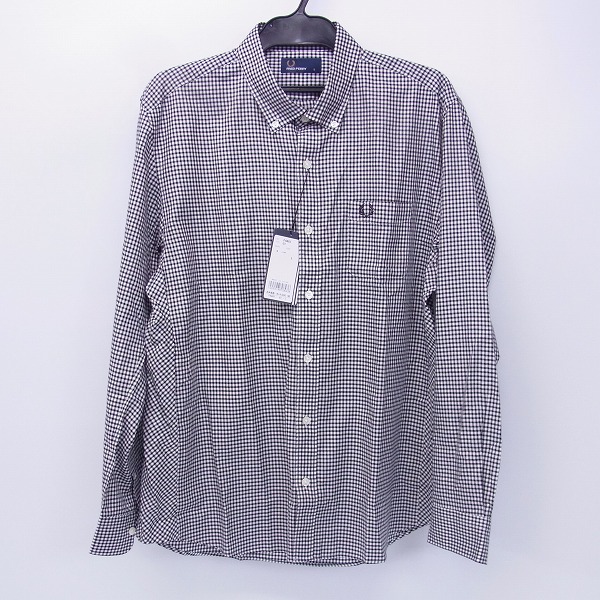 実際に弊社で買取させて頂いた【未使用】FRED PERRY/フレッドペリー Gingham SHIRT/ギンガムシャツ F4483/07/L