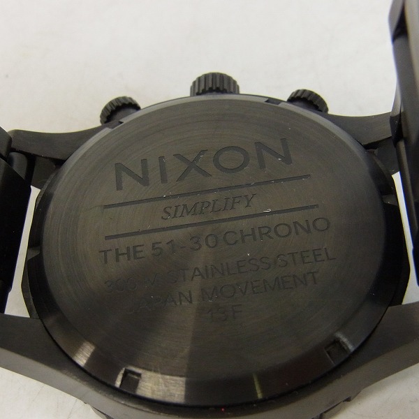 実際に弊社で買取させて頂いたNIXON/ニクソン 51-30 CHRONO/クロノグラフ A083 001の画像 3枚目