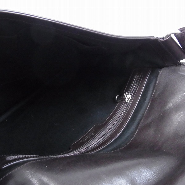 実際に弊社で買取させて頂いたBALLY/バリー パンチング レザーショルダーバッグの画像 3枚目