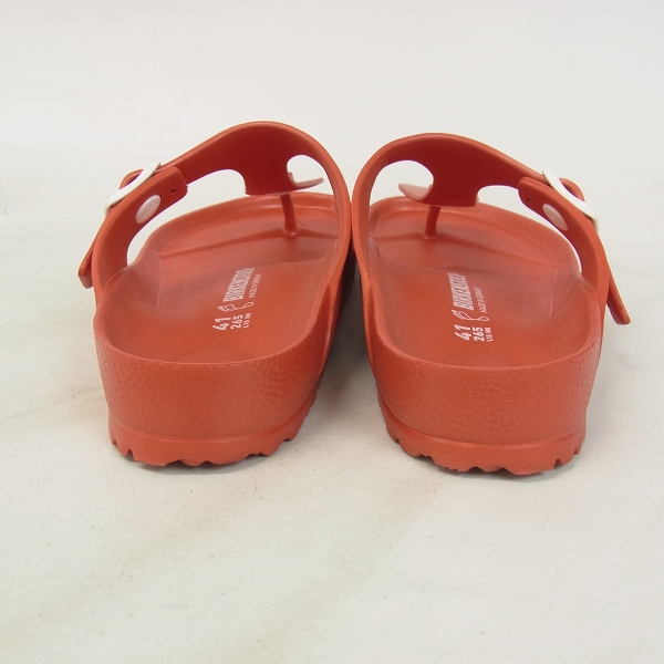 実際に弊社で買取させて頂いたBIRKENSTOCK/ビルケンシュトック ビーチサンダル レッド/41の画像 1枚目