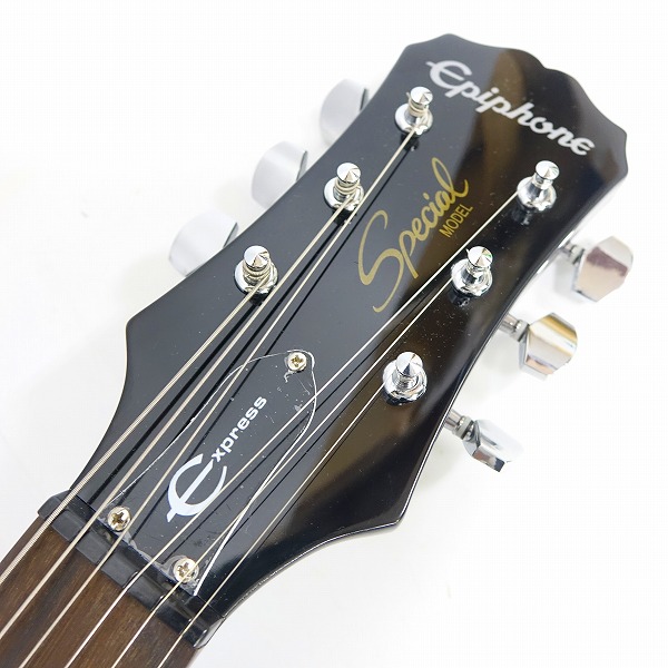 実際に弊社で買取させて頂いた★【型番不明】Epiphone/エピフォン Les Paul Express Special MODEL エレキギター ソフトケース付の画像 1枚目