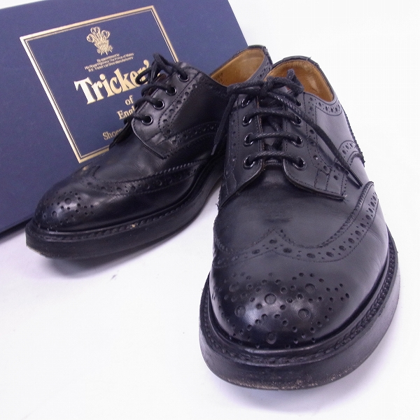 実際に弊社で買取させて頂いたTricker's/トリッカーズ Bourton/バートン カントリー ドレス シューズ ウイングチップ M5633/9