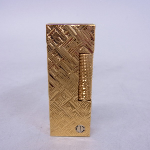 実際に弊社で買取させて頂いたdunhill/ダンヒル ロゴ入り ローラガスライター ゴールド