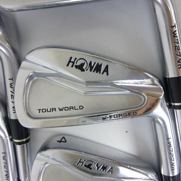 実際に弊社で買取させて頂いたHONMA/本間ゴルフ アイアン5本セット TOURWORLD TW727Vn DynamicGold TOUR ISSUE X100フレックスの画像 2枚目