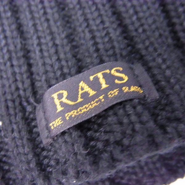 実際に弊社で買取させて頂いたRATS/ラッツ TWO WAVE KNIT CAP コットンニットキャップ /FREEの画像 2枚目